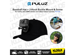 PULUZ Baseball Hat with J-Hook Buckle Mount & Screw for GoPro, DJI OSMO Action and Other Action Cameras (Black) PU195